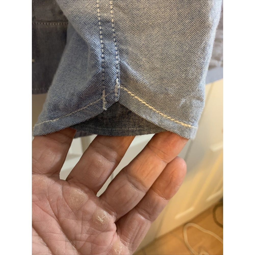 Tommy Bahama Men's Shirt Size XL Blue Button Down~Long Sleeve with Flip Cuffs - Picture 5 of 7